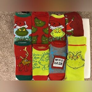 Grinch Christmas Socks